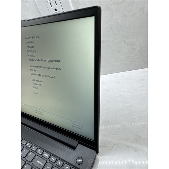 Lenovo V15 G3 ABA 82TV AMD Ryzen 5 5625U 2301Mhz RAM 8GB SSD 256GB AC ADAPTER - Picture 8 of 10